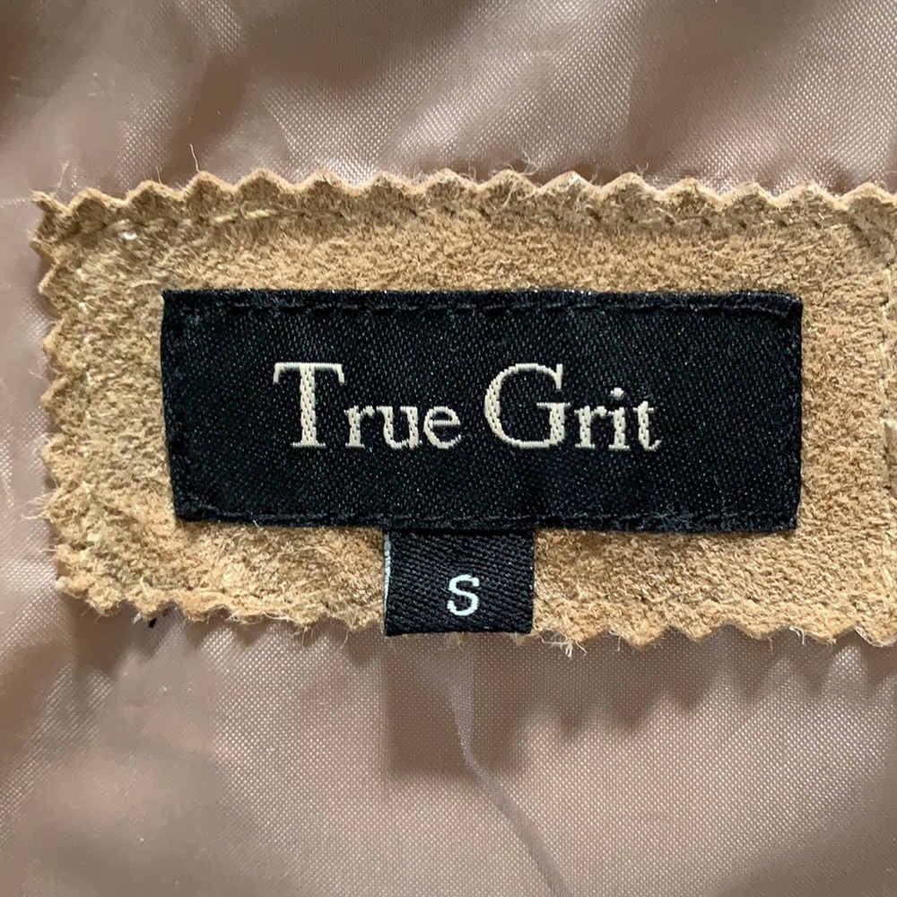 Camel Suede Leather Button-Down Jacket - image 7